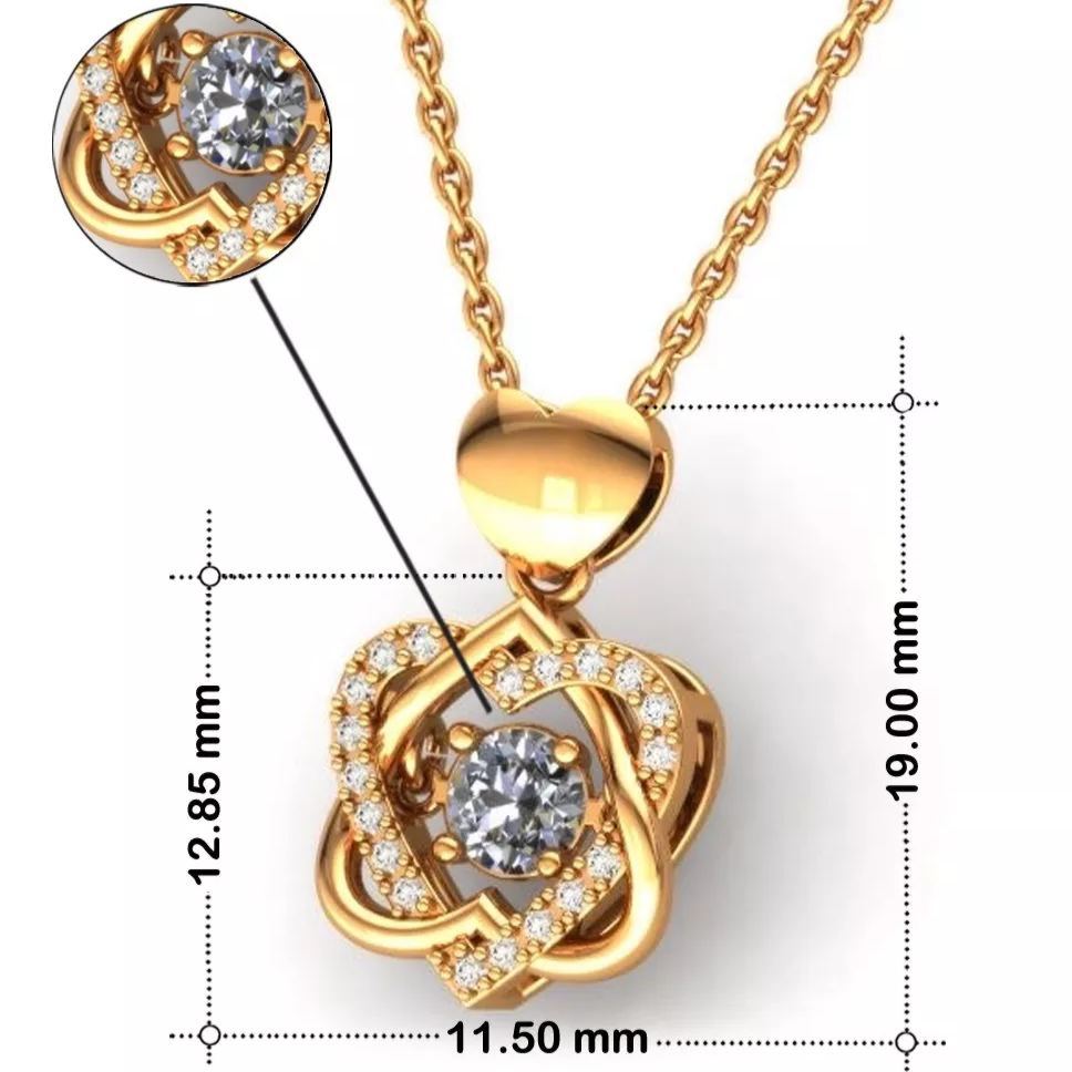 To My Daughter - I Love You More Necklace-belovejewel.com