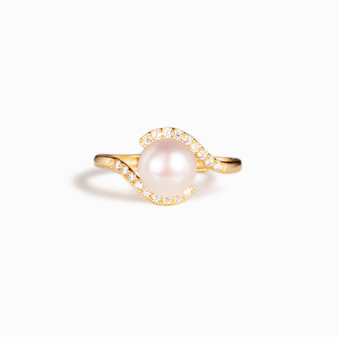 You're The Best Thing To Ever Happen To Me Pearl Wrapped Ring-belovejewel.com