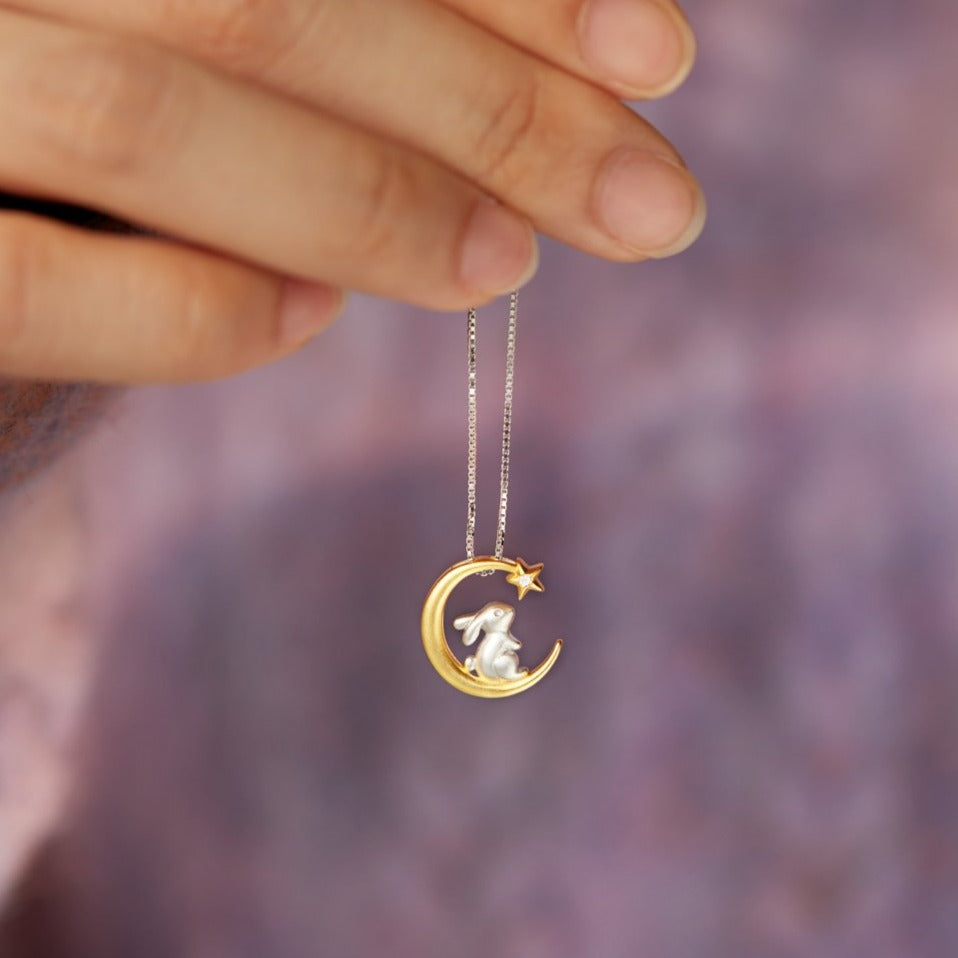 You're Some Bunny Special Bunny Necklace-belovejewel.com