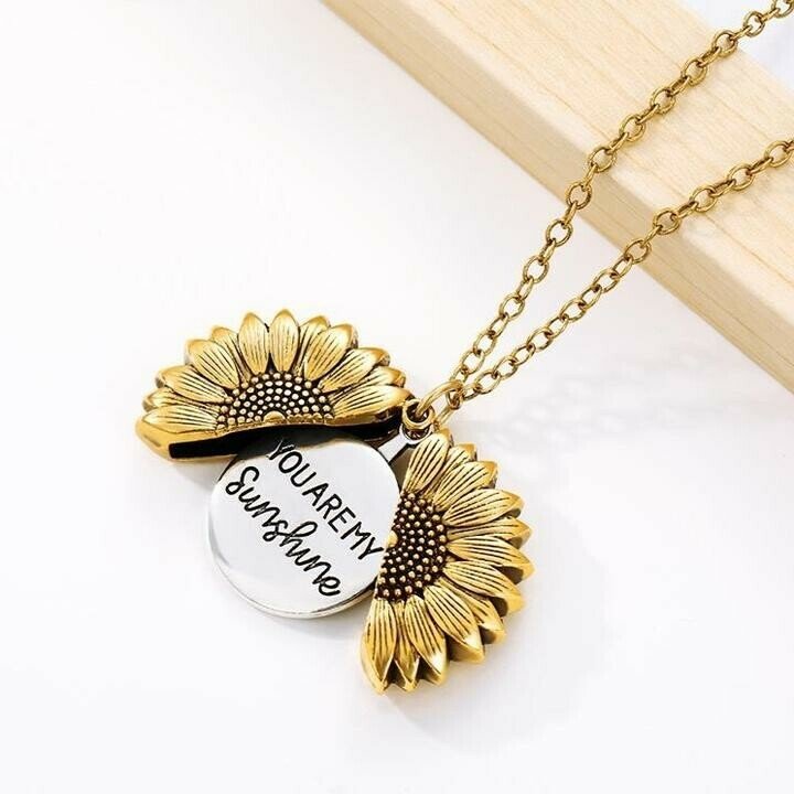 Sunflower Necklace-belovejewel.com