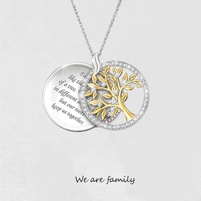 We are family tree of life necklace