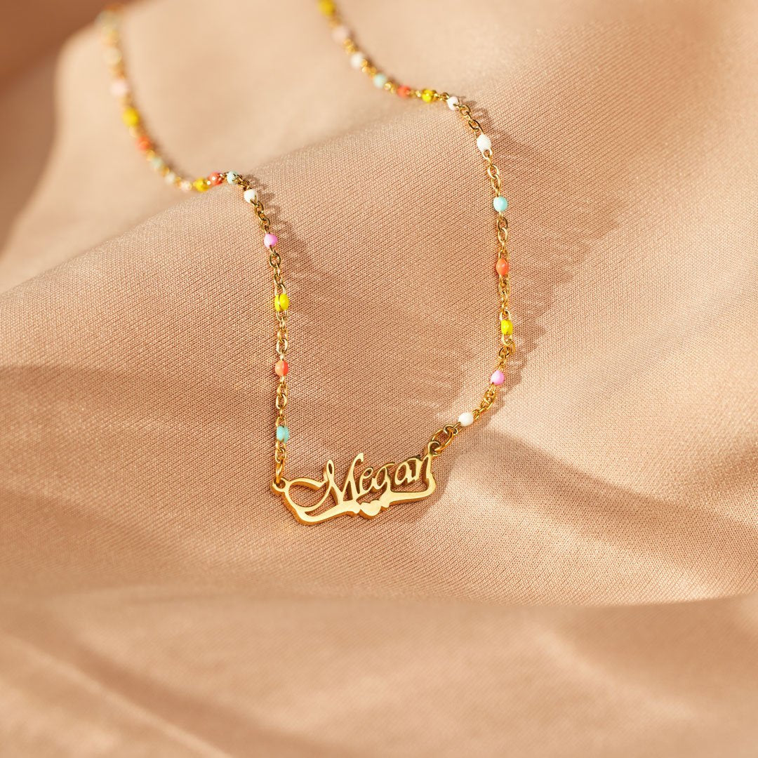 I Choose You Name Necklace-belovejewel.com