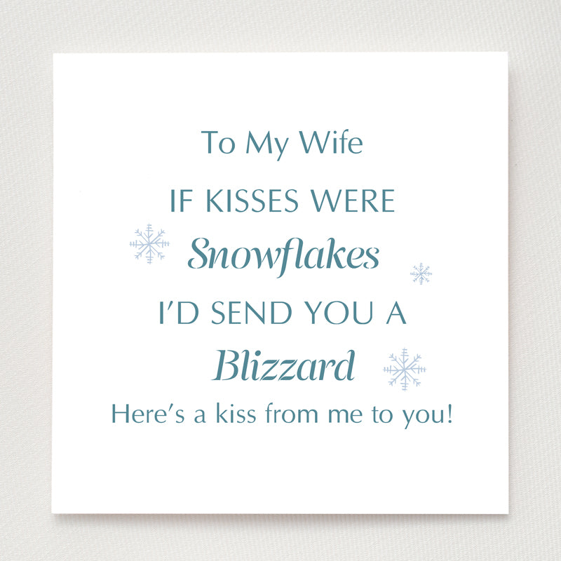 To My Wife Snowflake Ring