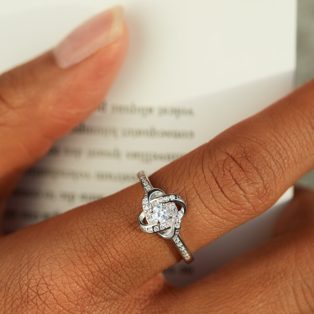 Love Story Endless Knot Ring-belovejewel.com