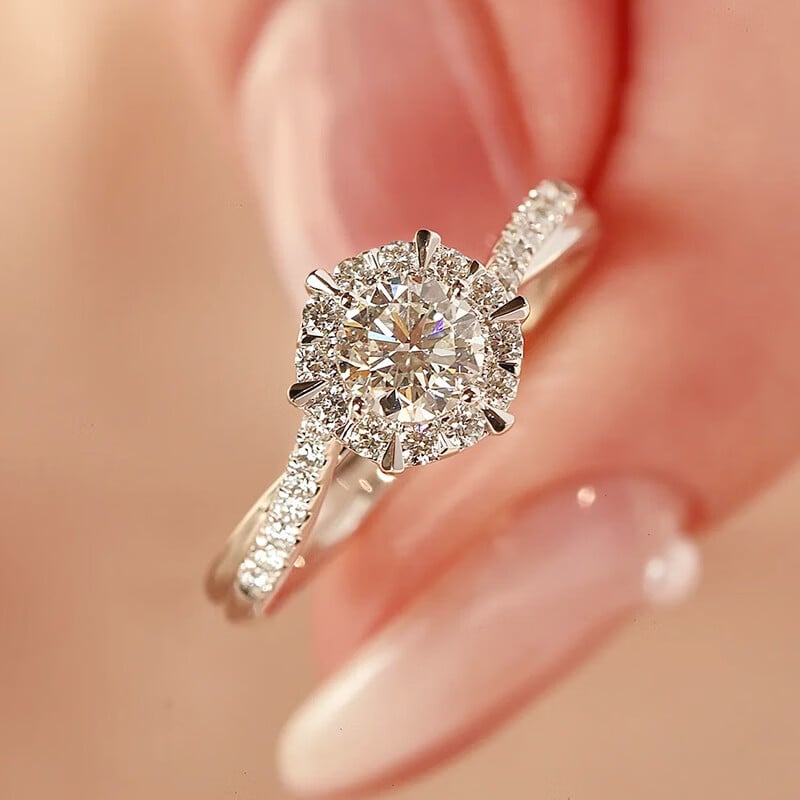 💕Moissanite from the Stars Ring-belovejewel.com