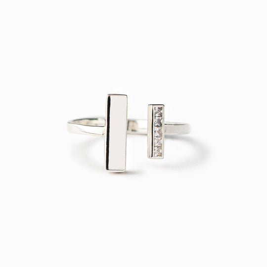 MOTHER DAUGHTER THICK AND THIN RING-belovejewel.com