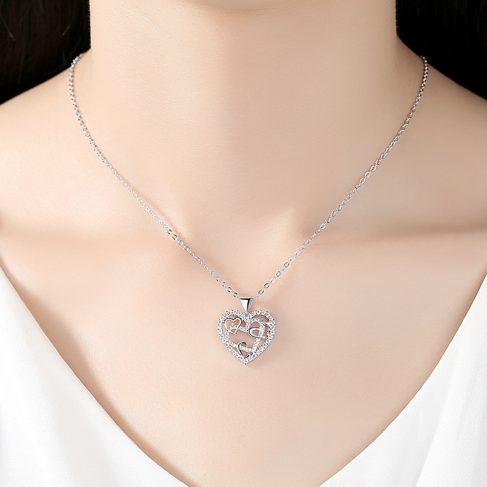 Interlocking Hearts Necklace - 👩‍ ️‍👩'' Sisters of my soul & Friends of ...