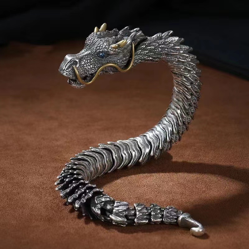 Handmade Dragon Chain Bracelet-belovejewel.com
