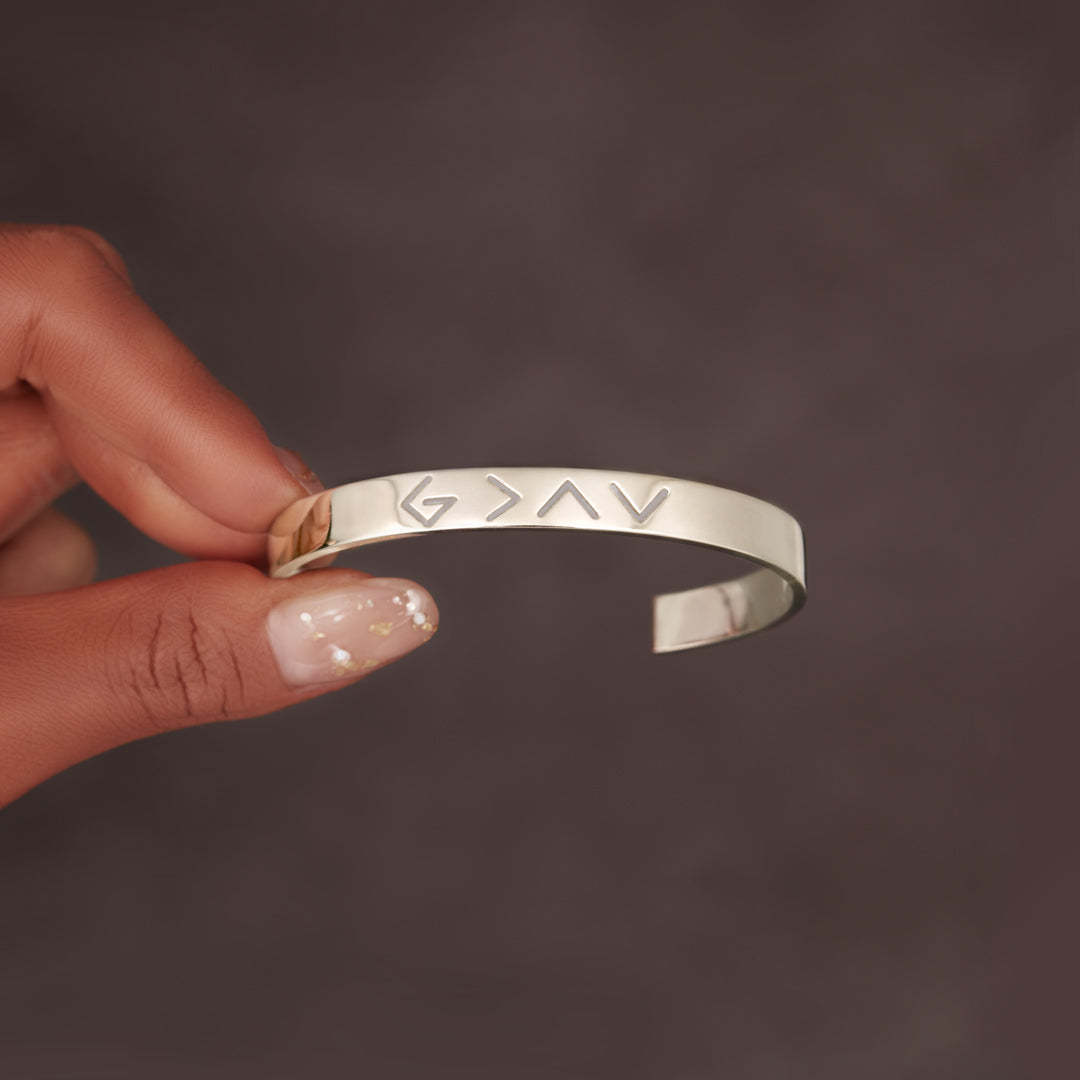 God Is Greater Than The Highs And Lows Bangle-belovejewel.com
