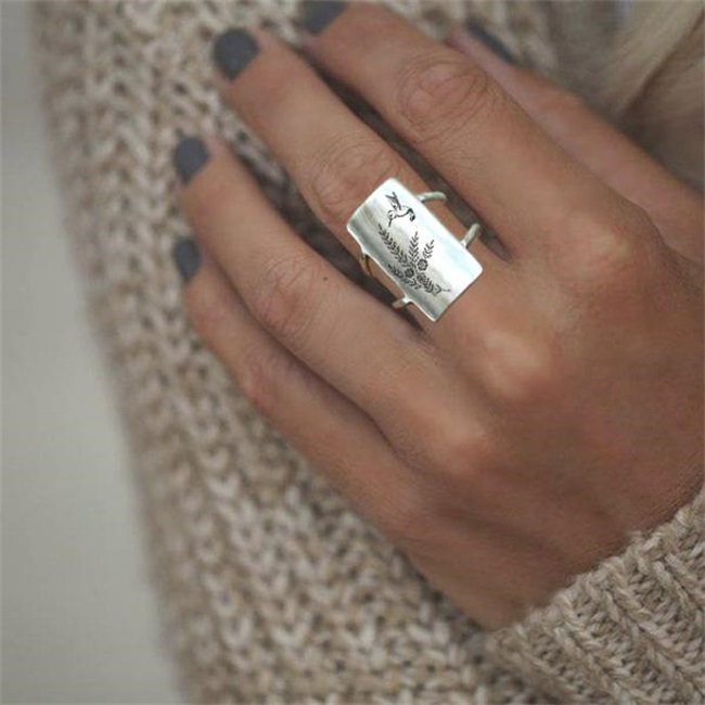 🌊Summer Hot Sale✨-S925 Sterling Silver Hummingbird Ring - Gift For Animal Lover🐦-belovejewel.com