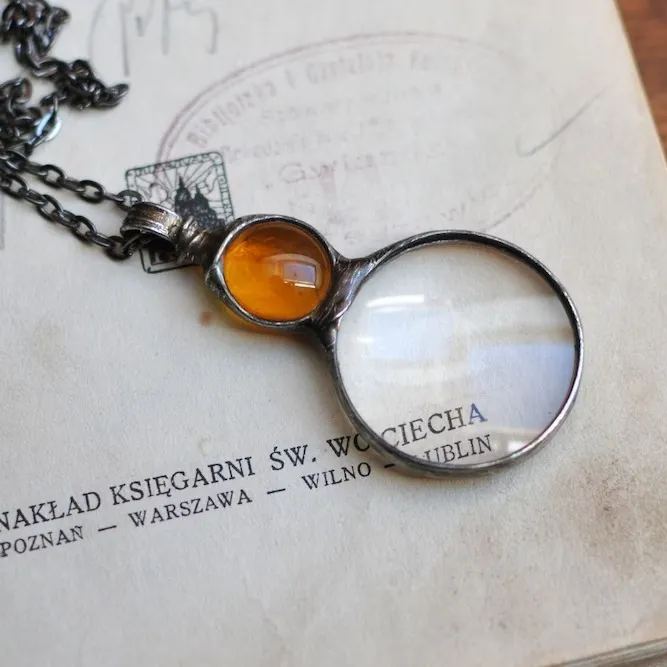 🌊Summer Hot Sale✨ Nostalgic Loupe Necklace | Perfect Gift🎁-belovejewel.com
