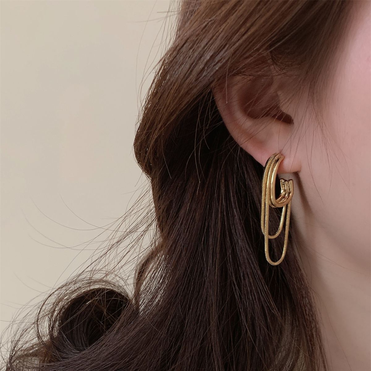 💐MOTHER'S DAY PRE-SALE💝- Metal Multi-Chain Tassel Earrings-belovejewel.com