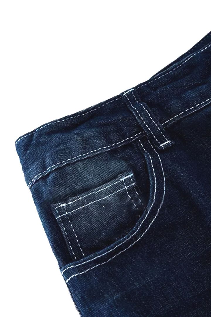 2025 Midiross Summer Jeans (Plus Size to 5XL) Button Up Roll Hem Straight Leg Jeans