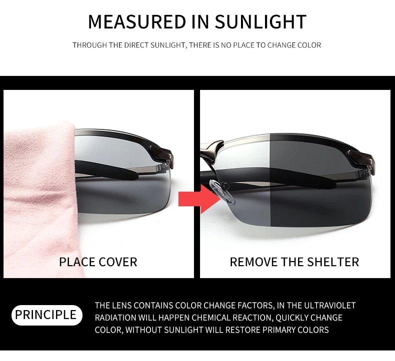 ãBack In StockãPhotochromic Sunglasses With Polarized Lens-50% OFF NOW