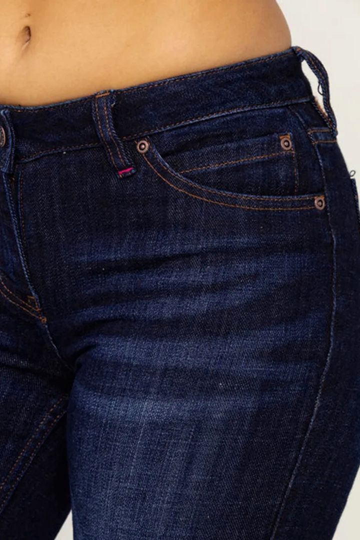 Vintage Mid Waist Flare Jeans