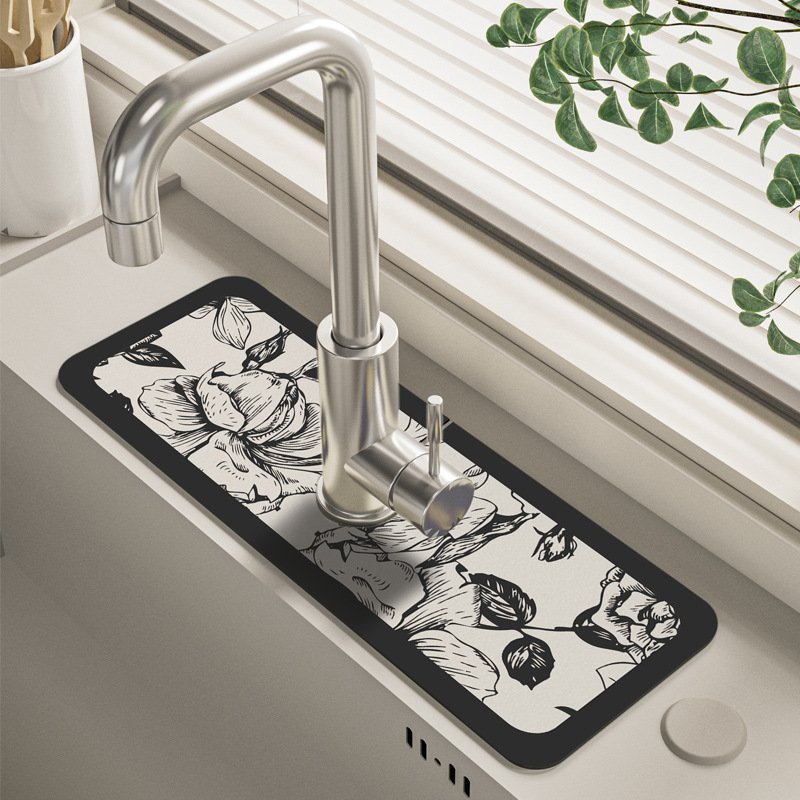 🎇New Arrival - Fantasy Style Faucet Draining Mat-EchoDecor