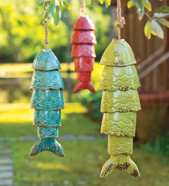 🎏Colored Koi Fish Wind Chime-EchoDecor