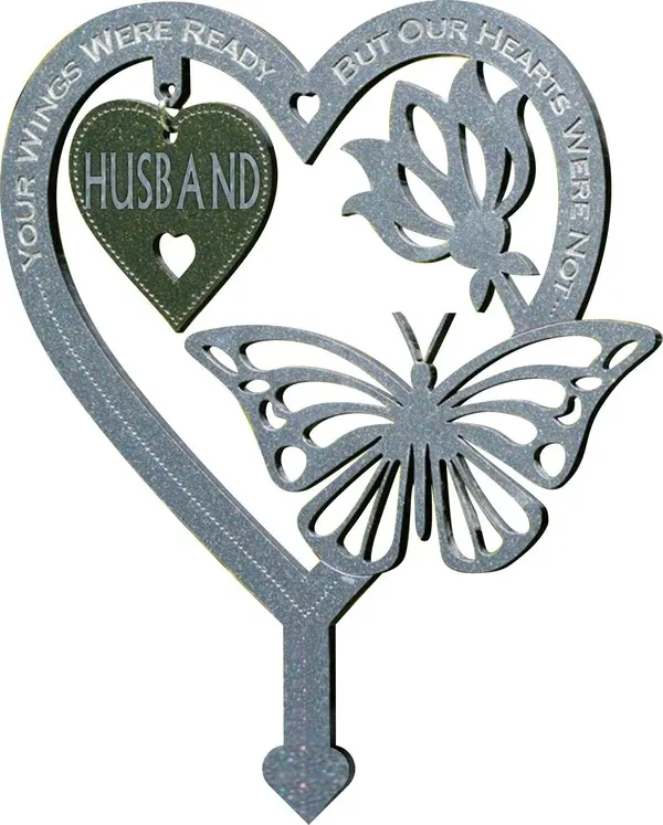 🦋 Memorial Gift Butterfly Ornament Garden Plaque🎁-EchoDecor