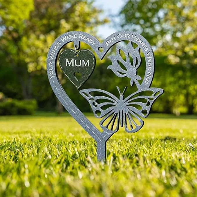 🦋 Memorial Gift Butterfly Ornament Garden Plaque🎁-EchoDecor