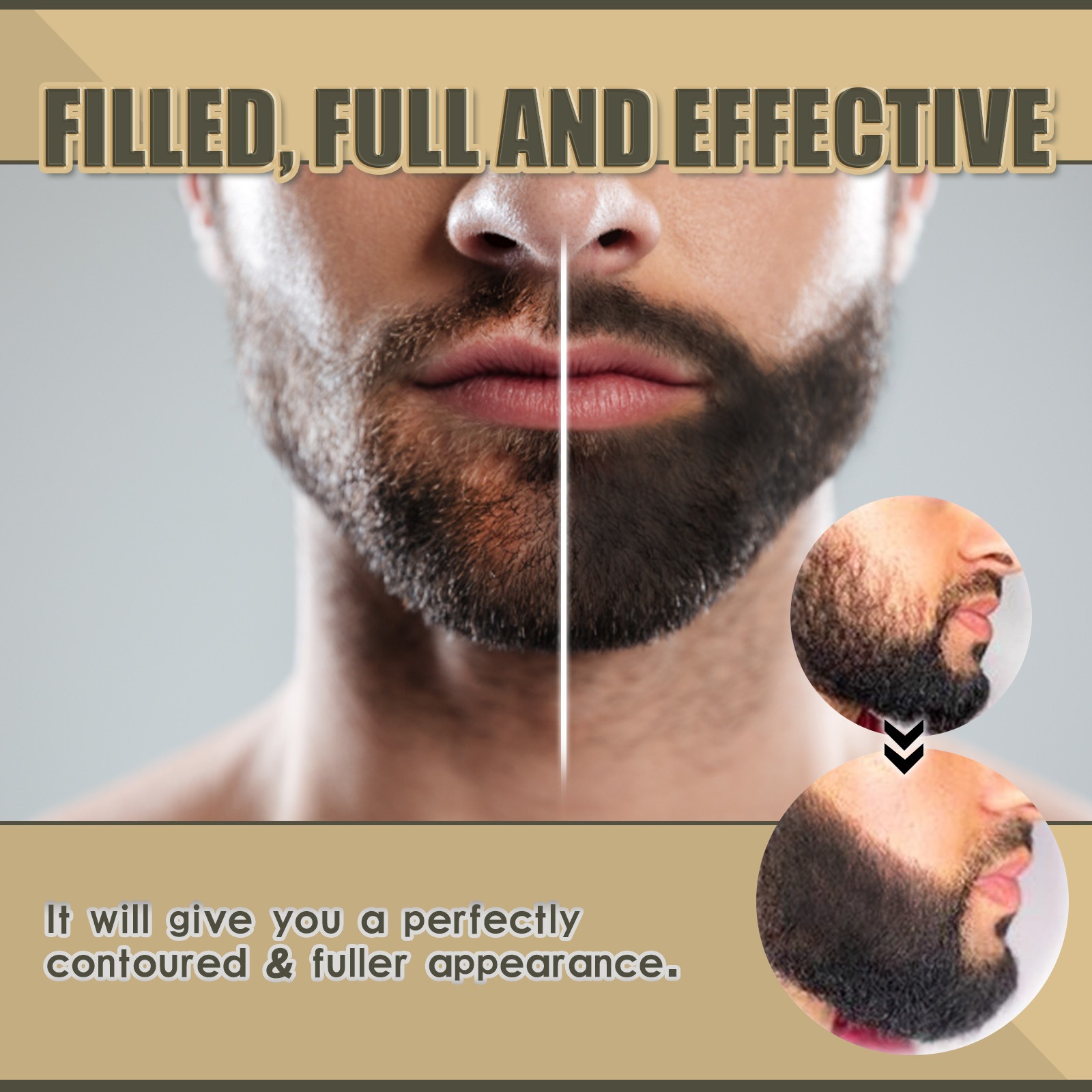 Beard Pencil Filler + 1 Free Brushes-EchoDecor