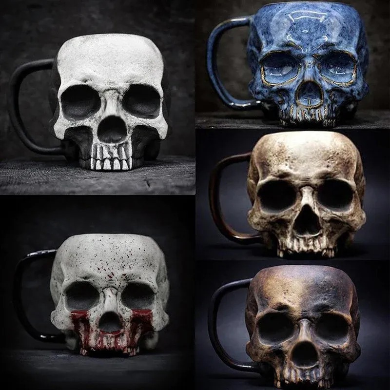 ☠️Halloween  Hot Sale 50% Off-💀Creative Skull Cup