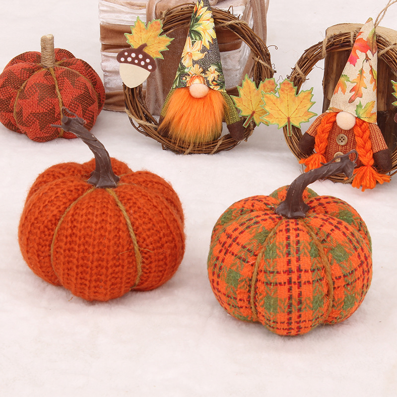 🍁Fall Sale 48% Off- Hand Knitted Pumpkins for the Harvest Festival