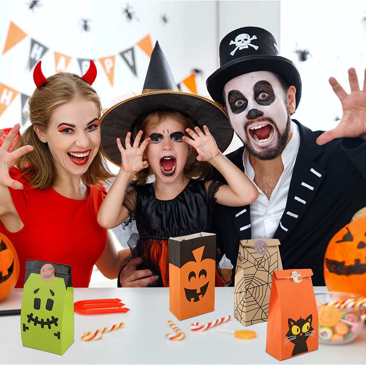 🎃Halloween trick or treat bags-Party essentials✨-EchoDecor