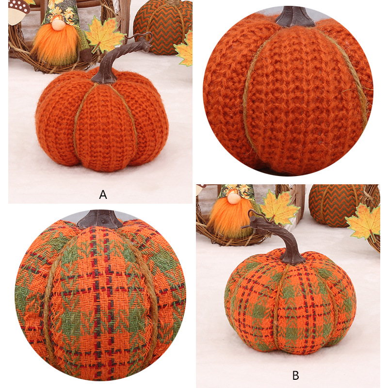 🍁Fall Sale 48% Off- Hand Knitted Pumpkins for the Harvest Festival