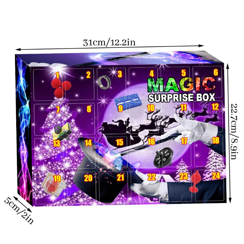 🔥🎩2023 Magic Props Christmas Advent Calendar for Kids-EchoDecor