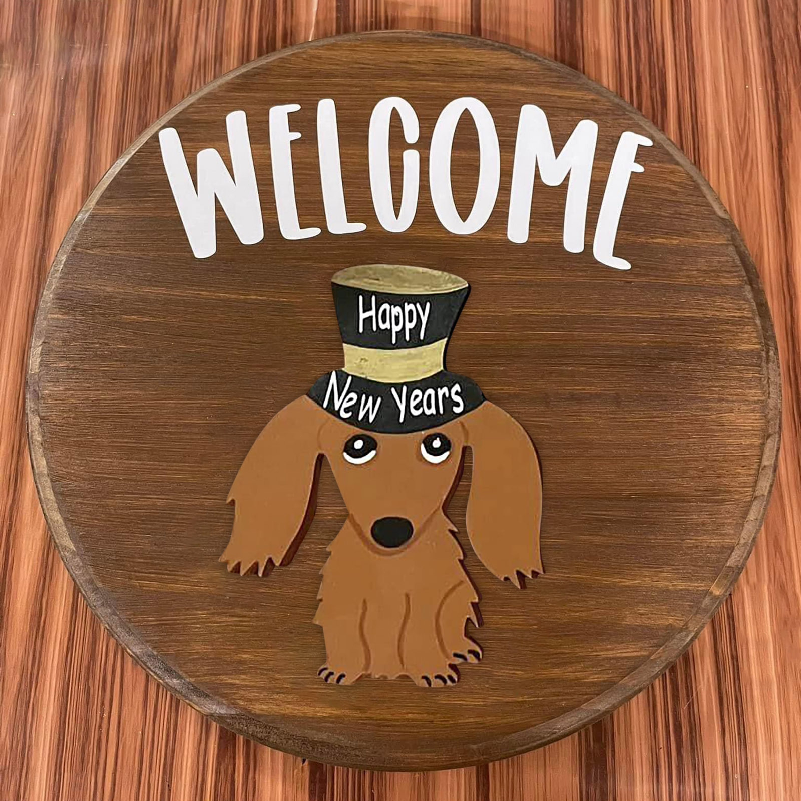 Dog Welcome Sign-EchoDecor