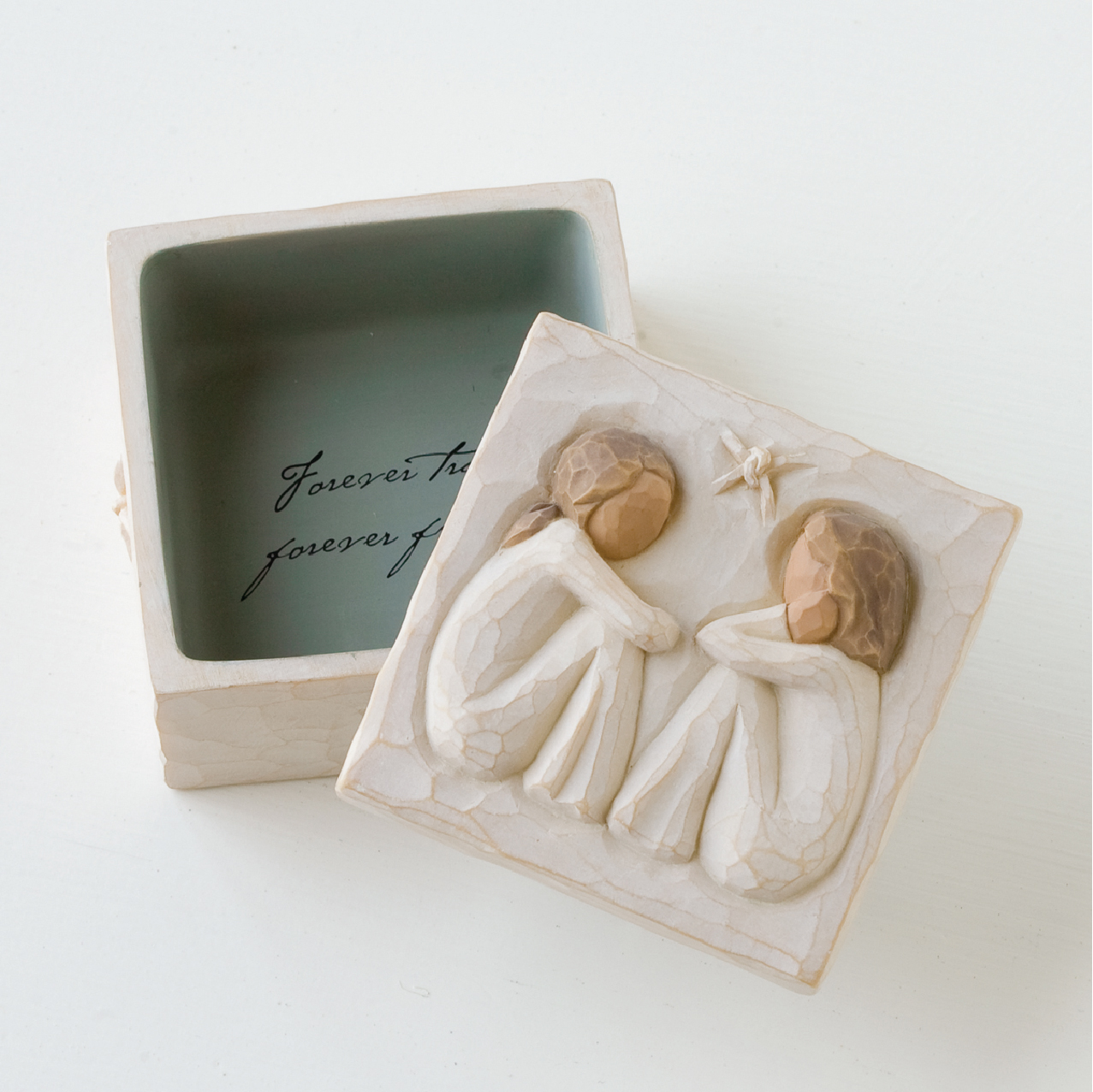 Willow Tree hand-painted sculpted Keepsake Box-EchoDecor