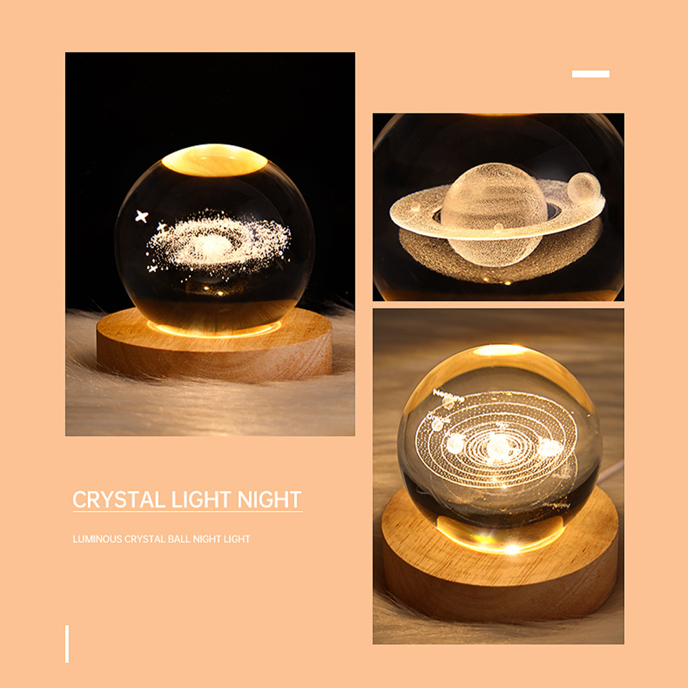 ( 🔥HOT SALE ) 3D Planet Crystal Ball-EchoDecor