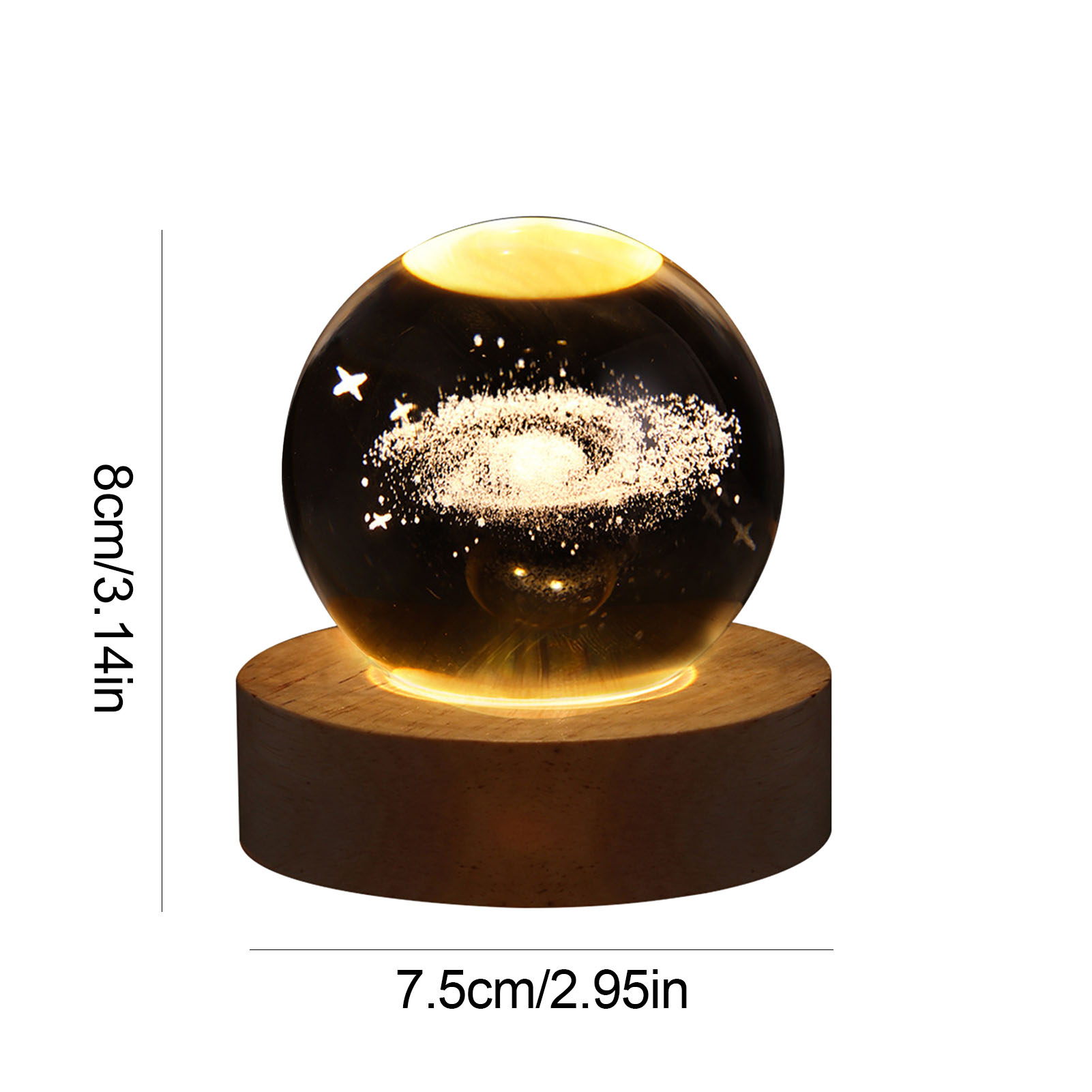 ( 🔥HOT SALE ) 3D Planet Crystal Ball-EchoDecor