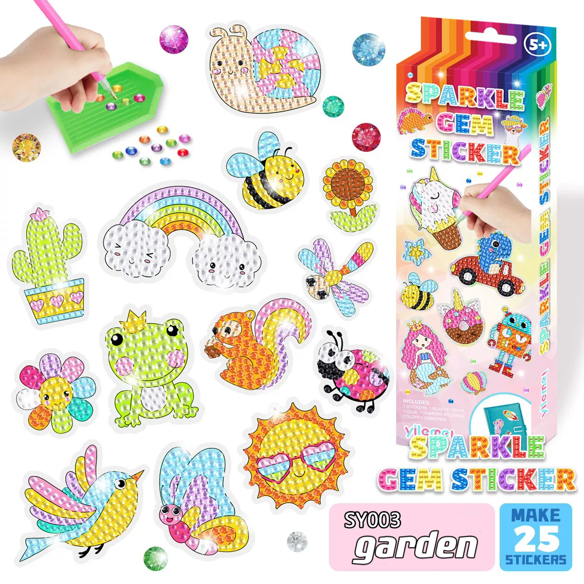 Diamond Painting - Creative with Diamond Sticker Kit-EchoDecor