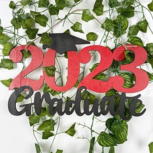 2023 Graduation Decorations Wood Sign -EchoDecor