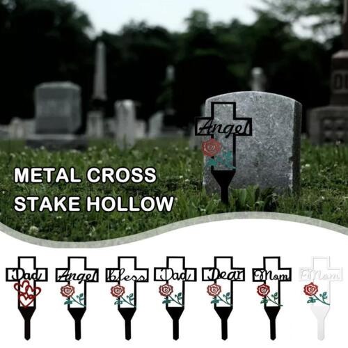 Sale Ends Today 50%OFF - Cemetery Memorial Cross Stake for Parents-EchoDecor