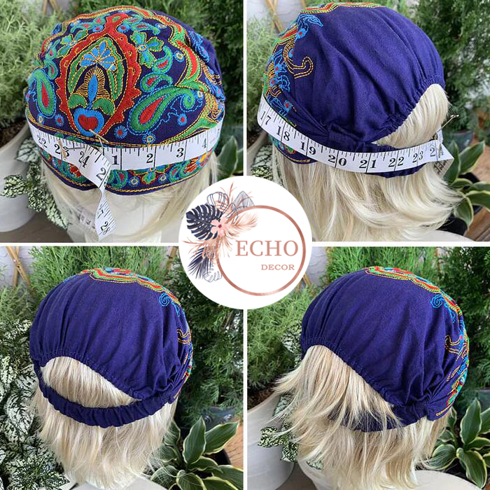 Embroidered Bandana Caps-EchoDecor