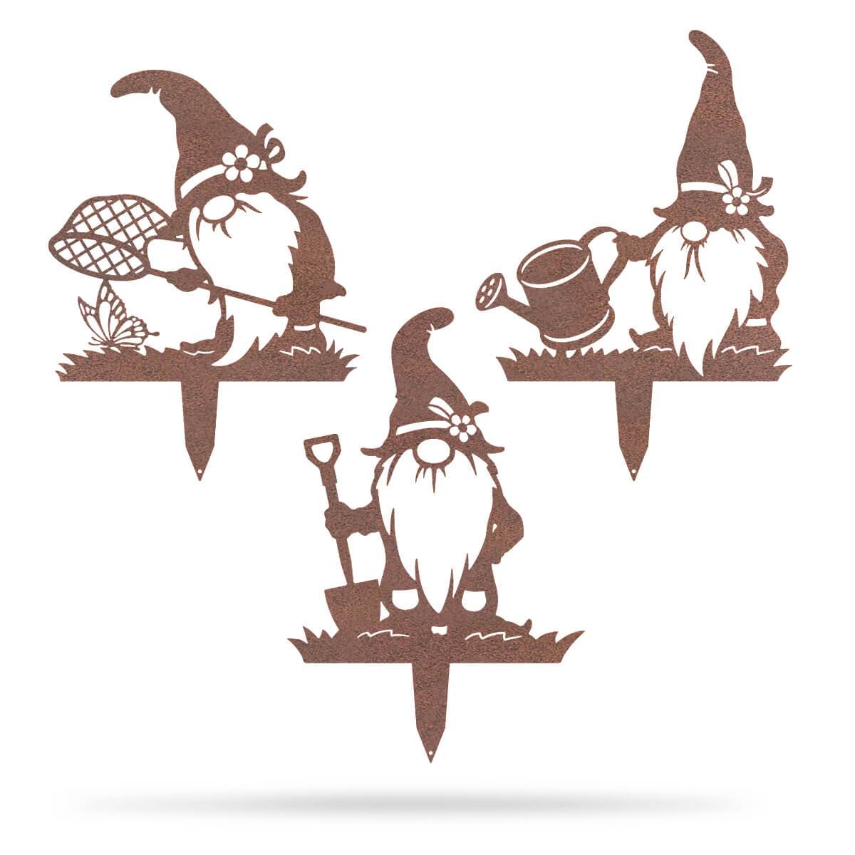 Garden Art - Gnomes Gardening Pack-EchoDecor