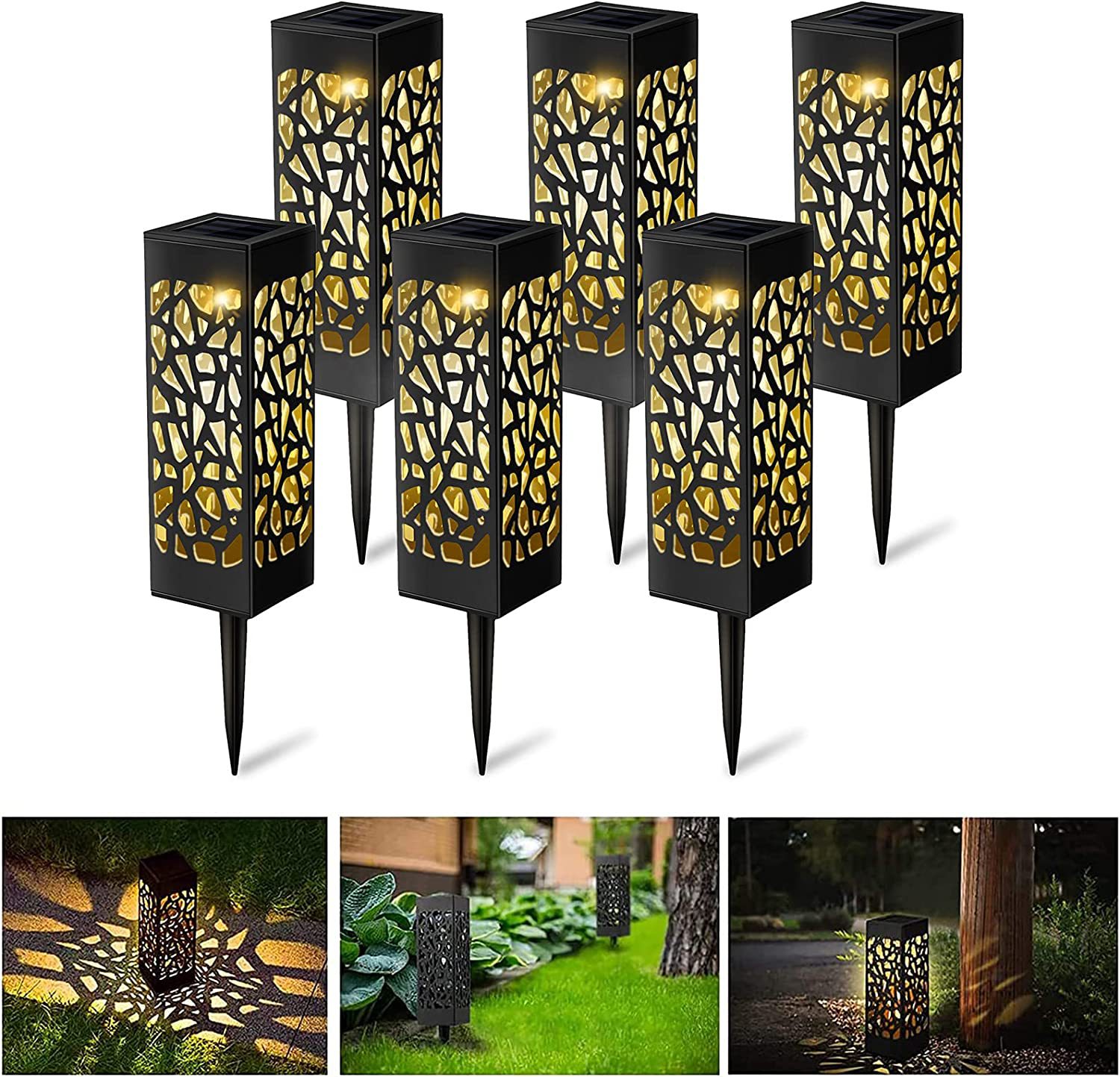 Outdoor Waterproof Solar Beautiful hollow Garden Light💡-EchoDecor