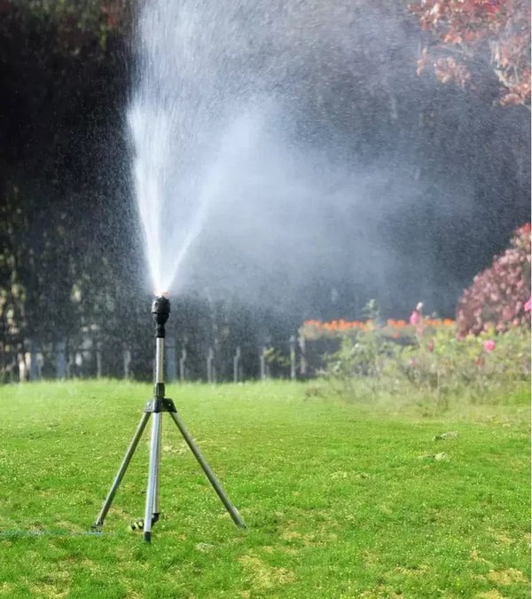 💦Stainless Steel Rotary Irrigation Tripod Telescopic Support Sprinkler-EchoDecor