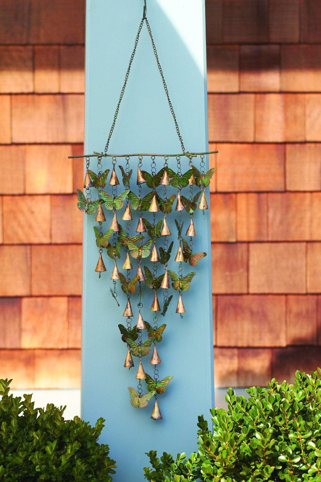 Shimmering Bells with Butterflies-EchoDecor