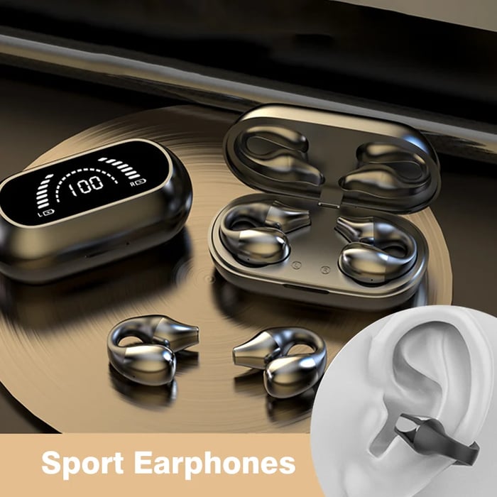 🎁 LAST DAY - 50% OFF🎁 Wireless Ear Clip Bone Conduction Headphones-EchoDecor