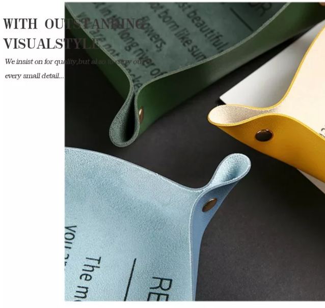 💝 Leather Valet Tray-EchoDecor