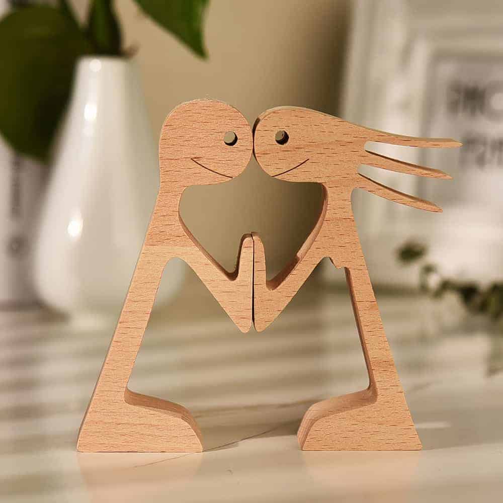 💝The Love Between You And Your Fur-Friend - Gift For Pet Lovers - Wooden Pet Carvings-EchoDecor
