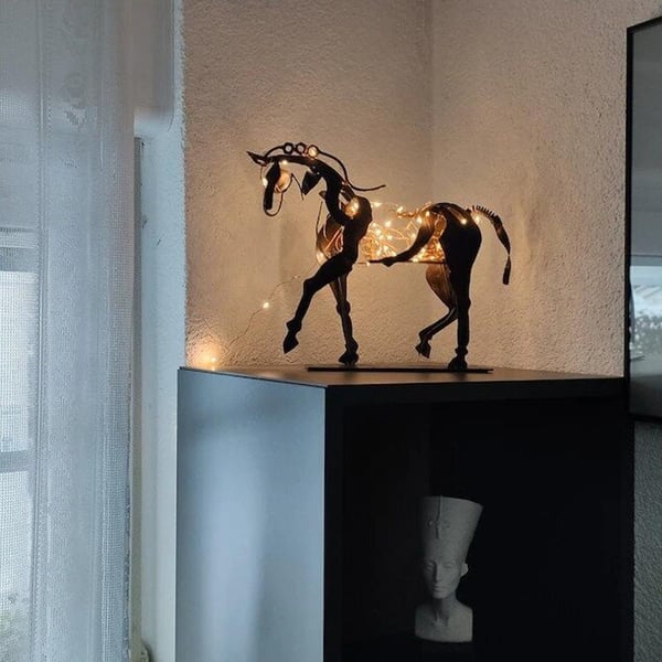 (Hot Sale 50% OFF!!)✨Handmade Adonis Metal Horse Sculpture🐎-EchoDecor