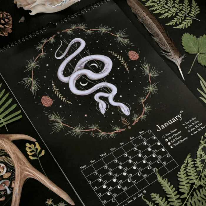 📅2023 Dark Forest Lunar Calendar-EchoDecor