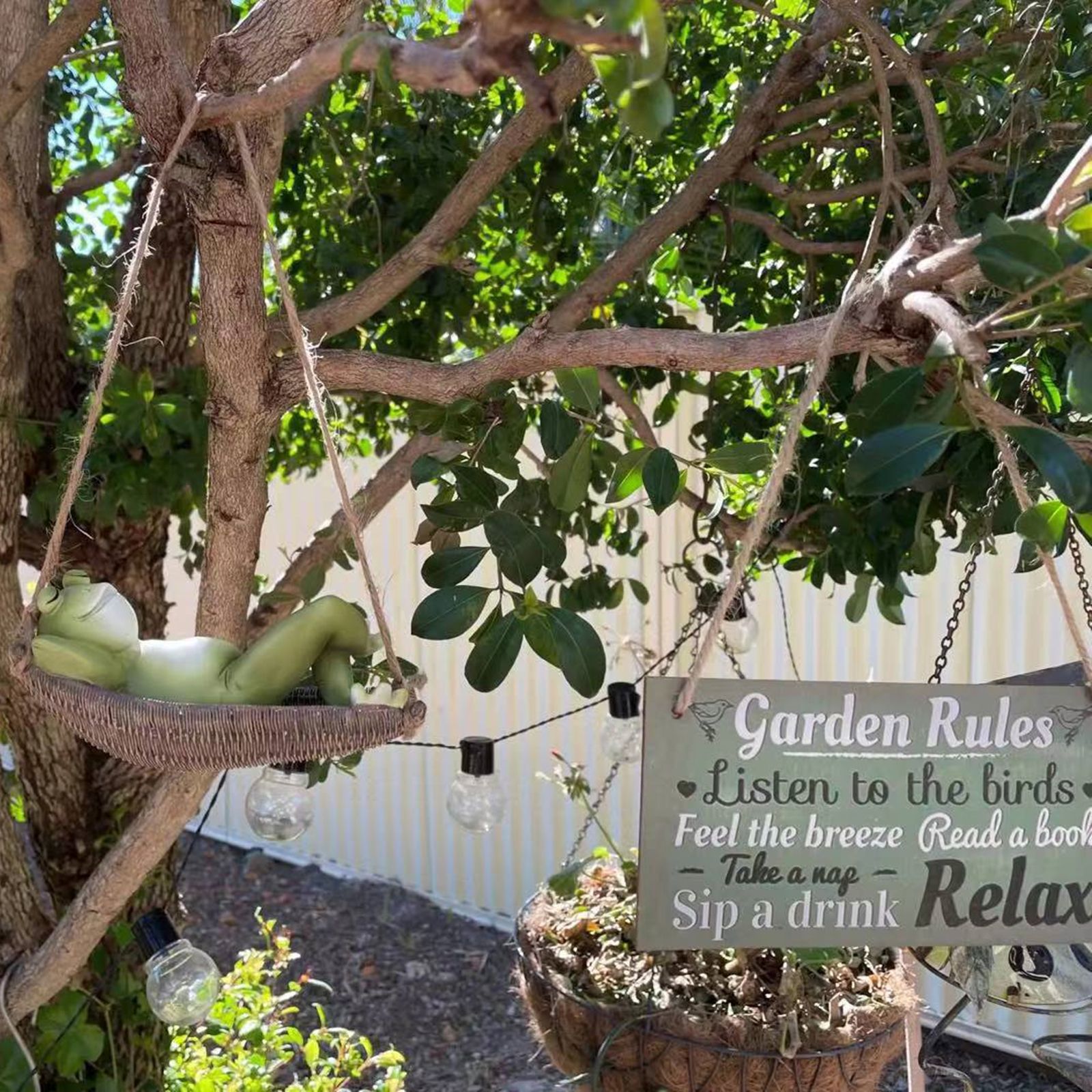 HANGING STATUES Frog&Rabbit Sculptures🐸🐇-EchoDecor