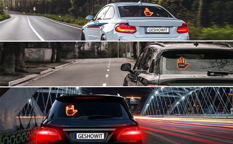 Car Led Finger Gesture Remote Control Lights-EchoDecor