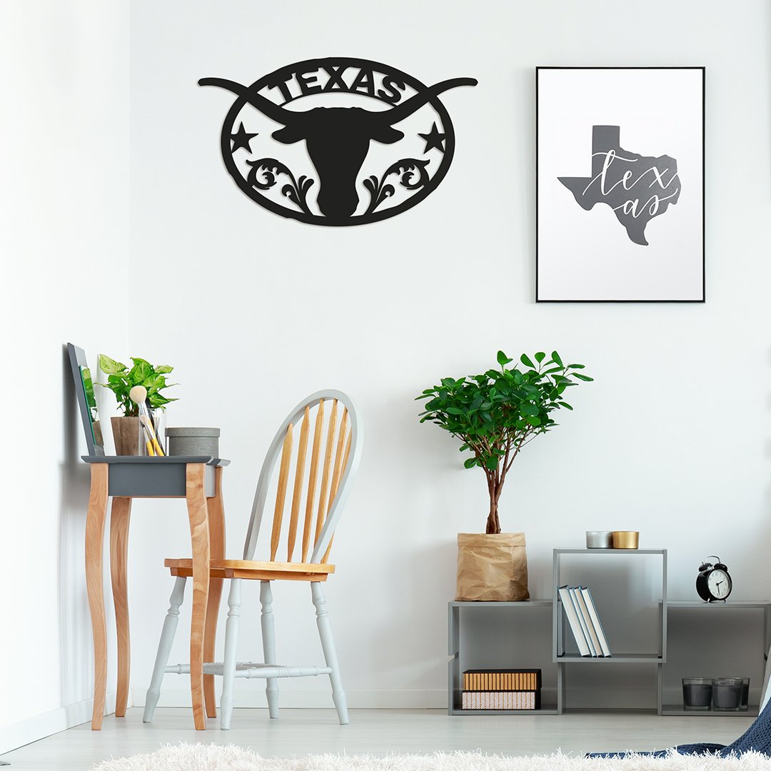 Texas Longhorn Wall Dècor-EchoDecor