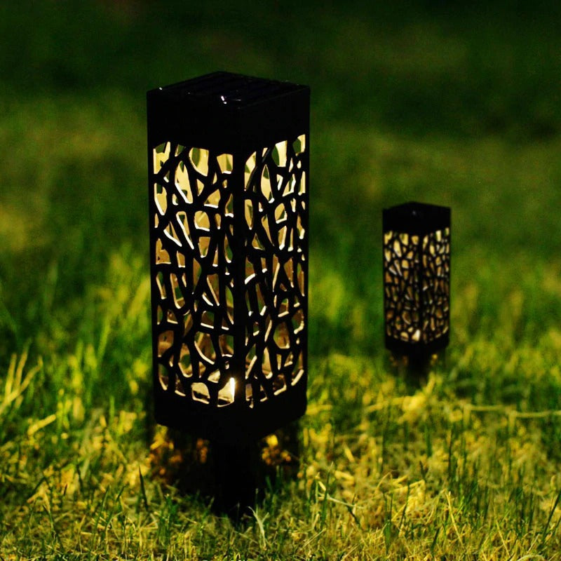 Solar Powered Vintage Garden Light-EchoDecor